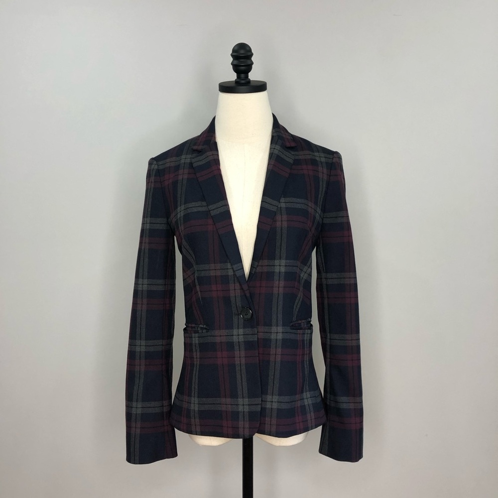 Express plaid blazer size 2
